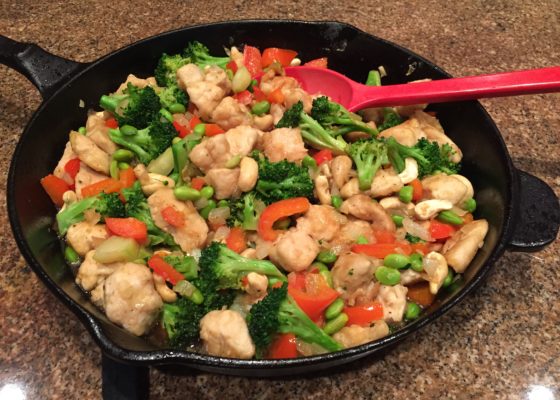 Honey Cashew Chicken