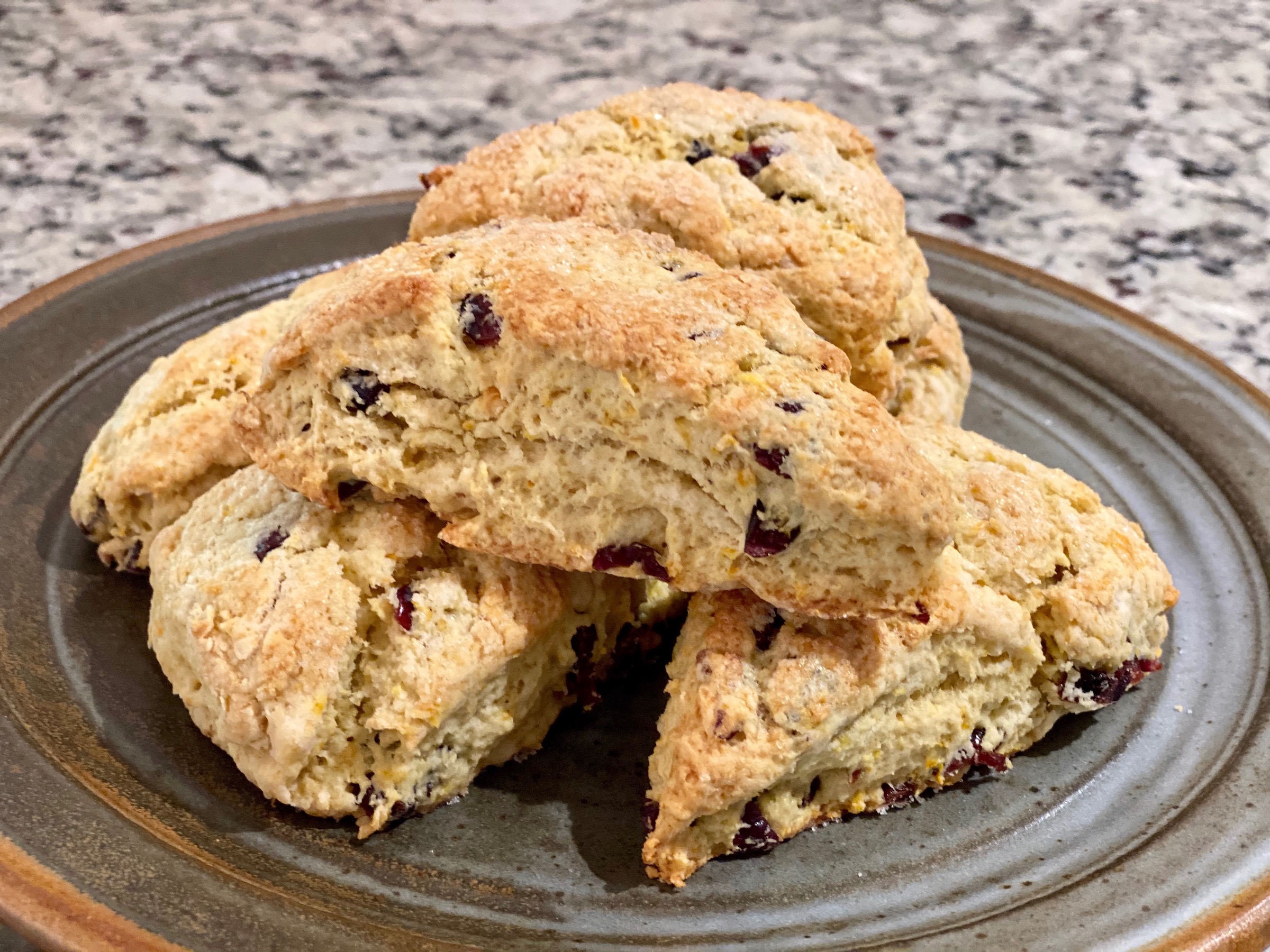 Cranberry Orange Scones