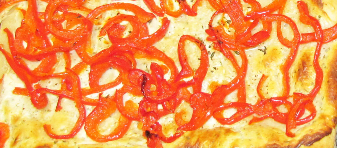 Red Pepper and Boursin Tarts