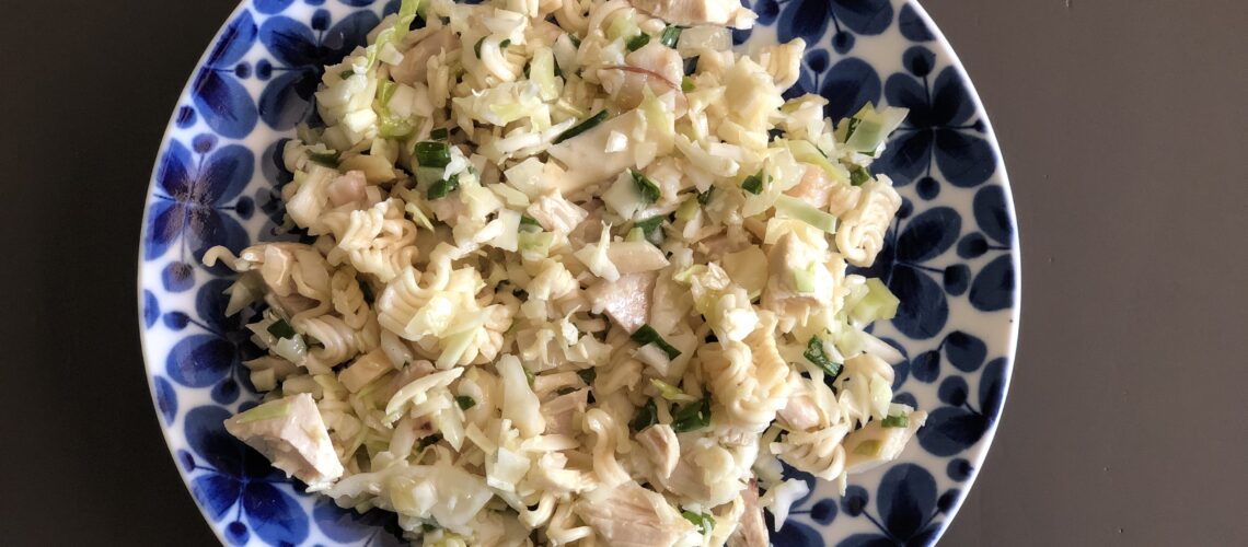 Asian Cabbage Salad with Chicken