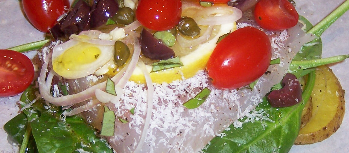 Mediterranean Rockfish in Parchment