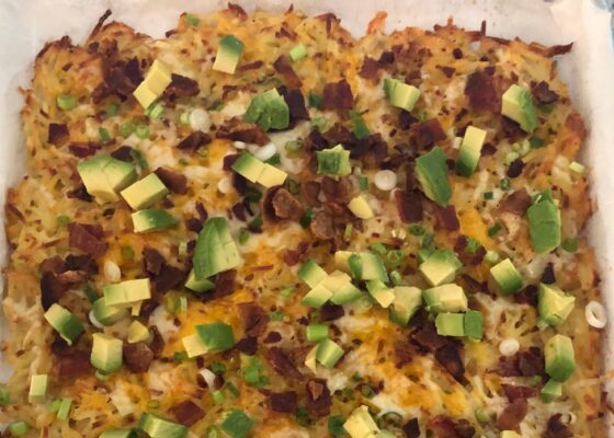 Hash Brown Breakfast Pizza